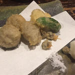 自然薯の天ぷら(わらじや)