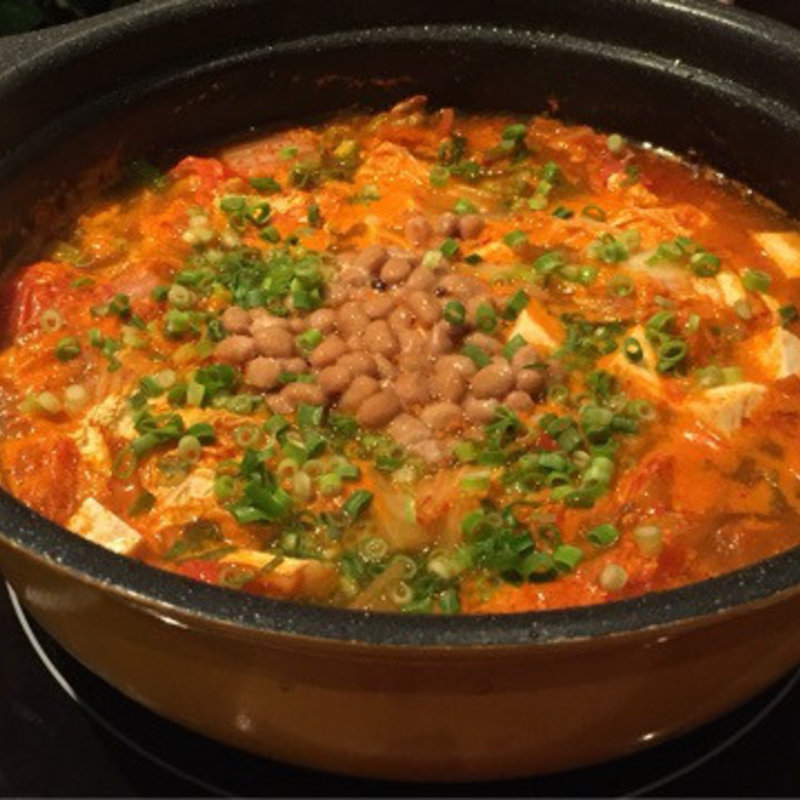 納豆チゲ鍋(Chouchouの食卓)