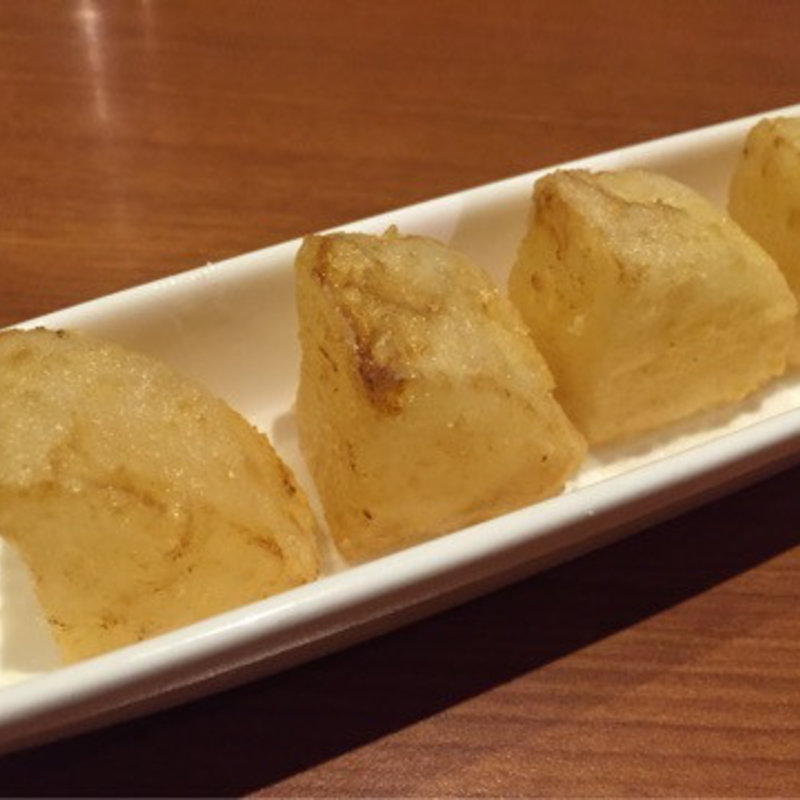 煮大根の天ぷら(もちのきそう)