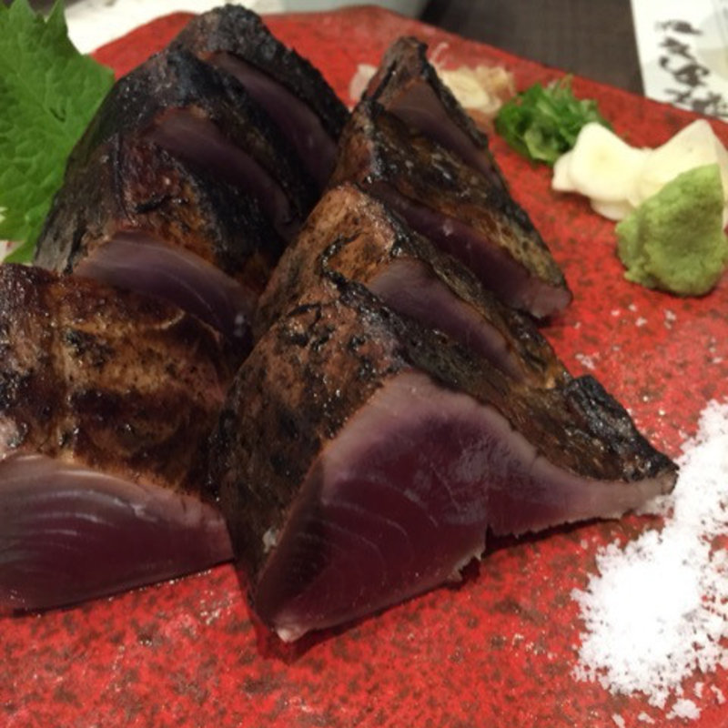 カツオのたたき(わらやき屋 九段下)