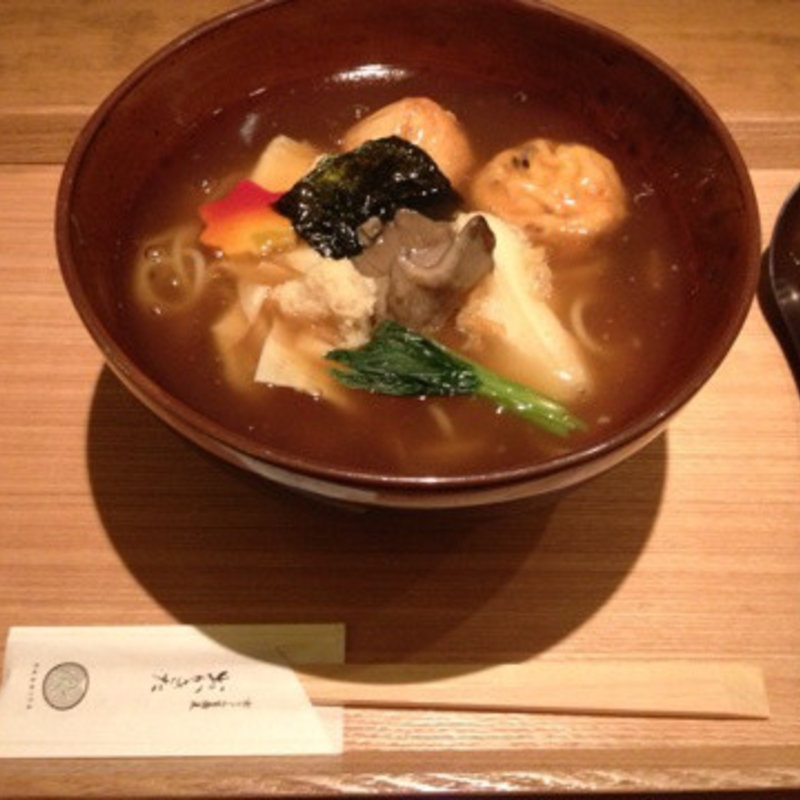あんかけ蕎麦(京うどん 生蕎麦 岡北（おかきた）)