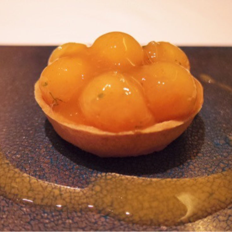 マスカルポーネと富良野メロンのタルト(カンテサンス （Quintessence）)