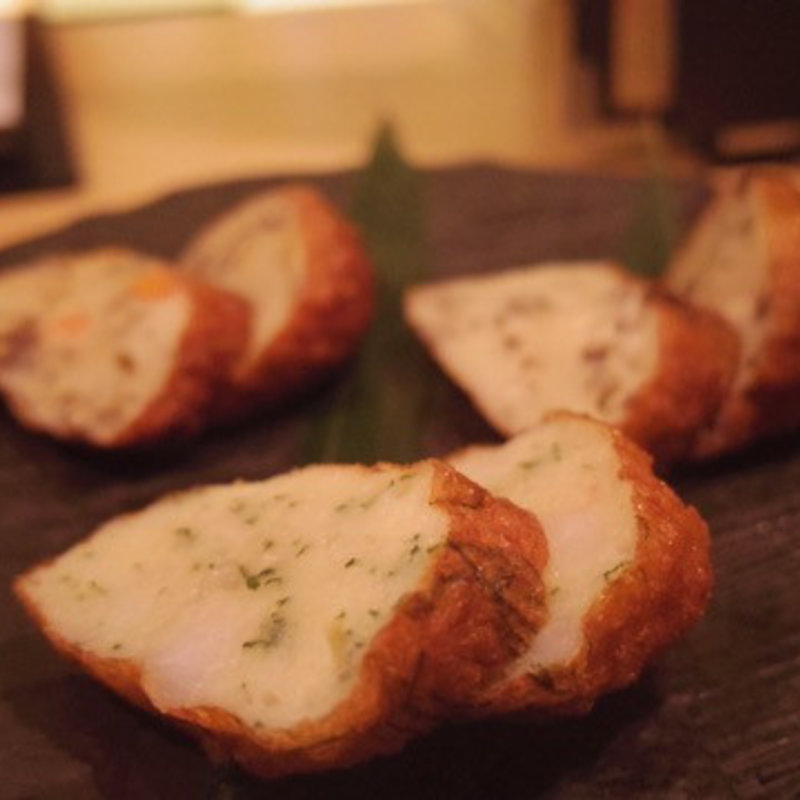 手造りさつま揚げ3種盛り(焼酎ダイニング だけん )