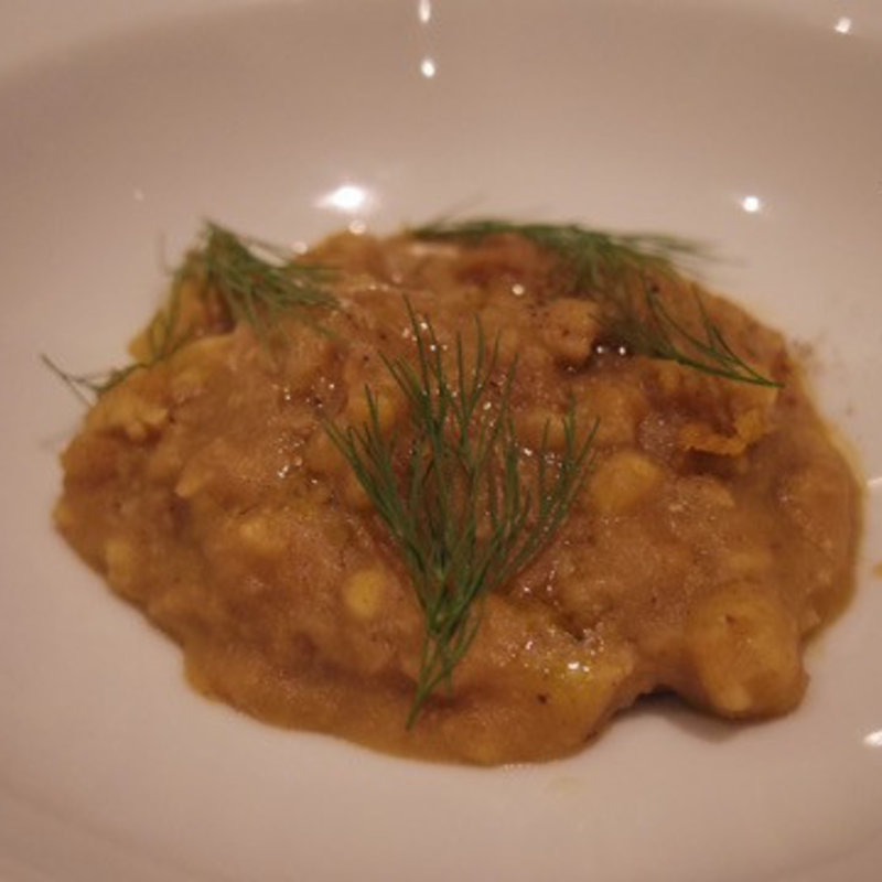 郷土:カラマラータ・ウズラ豆・魚ラグー(SALONE 2007)