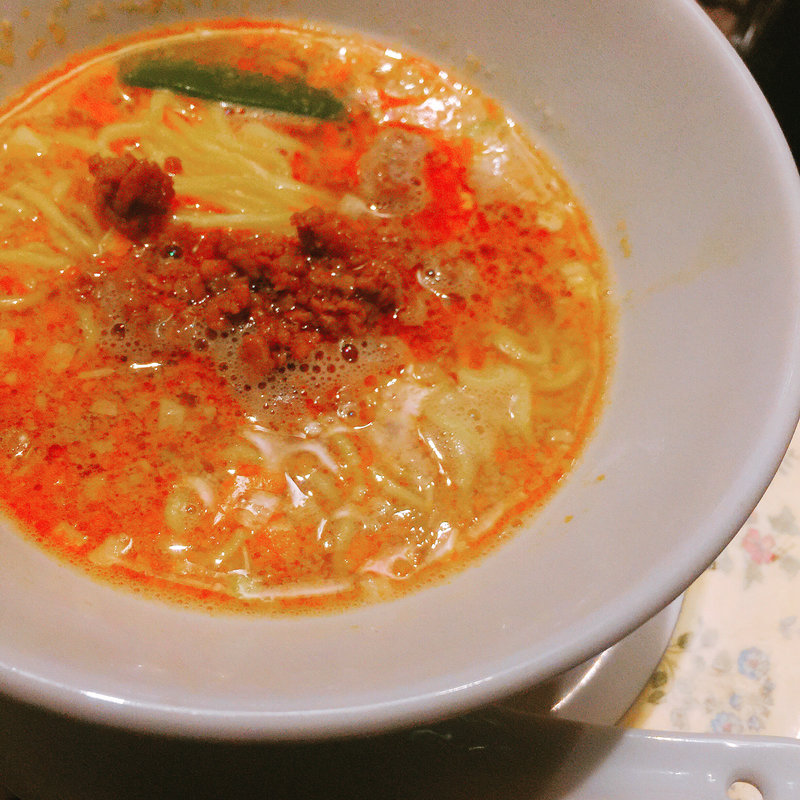 日本一の担々麺(中華料理 頤和園（いわえん）天神店)