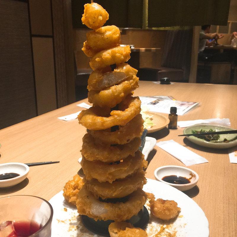 オニオンリングタワー(竹乃屋 千早駅前店)