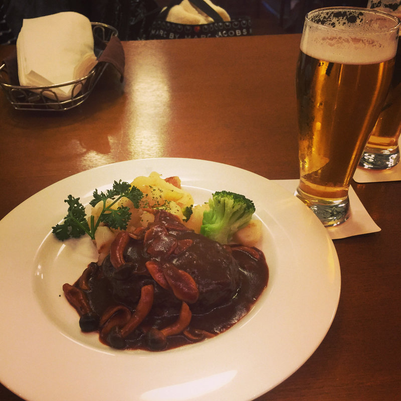 本日のハンバーグステーキセット(ユーハイム 千駄ヶ谷店 （JUCHHEIM）)