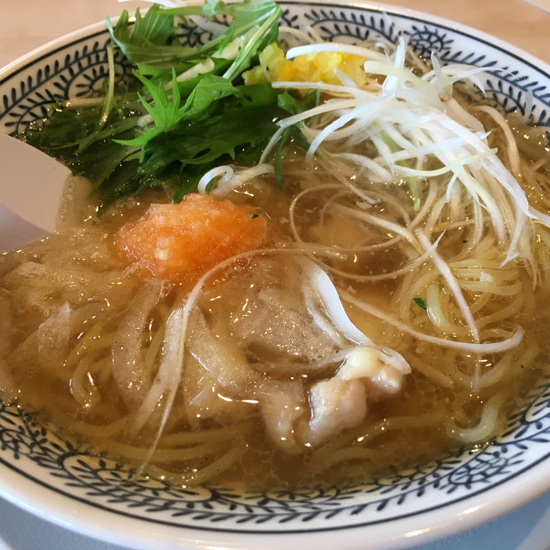 柚子塩ラーメン(丸源ラーメン 三河安城店)