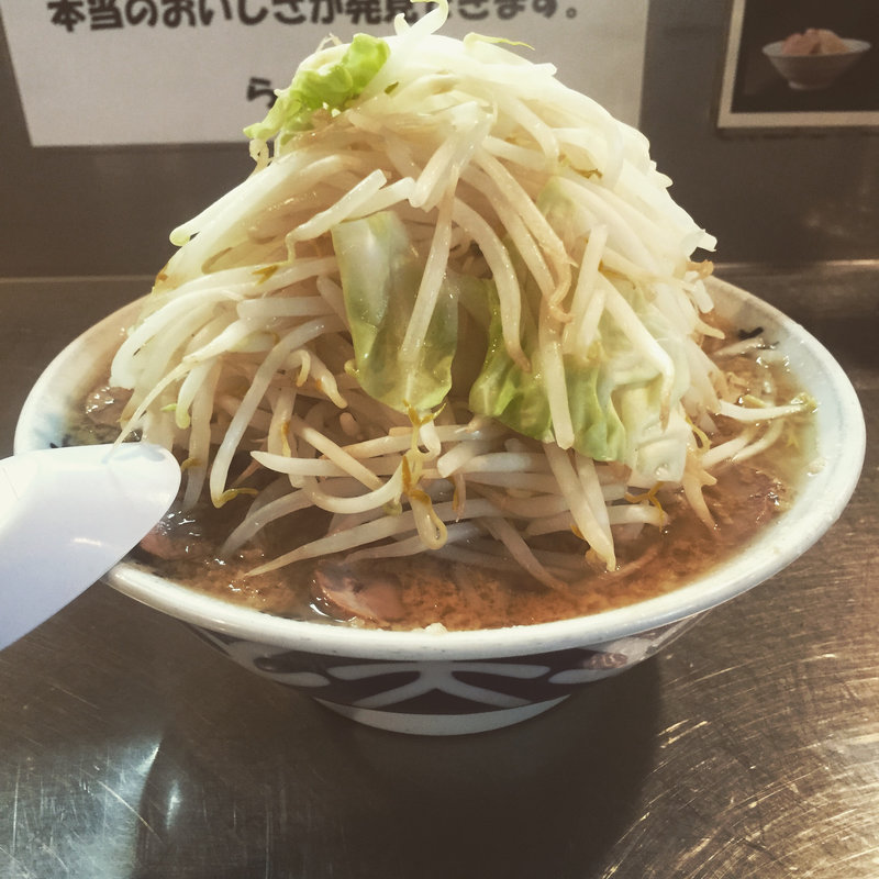 ラーメン（並）野菜増し(らーめん大 堀切店)