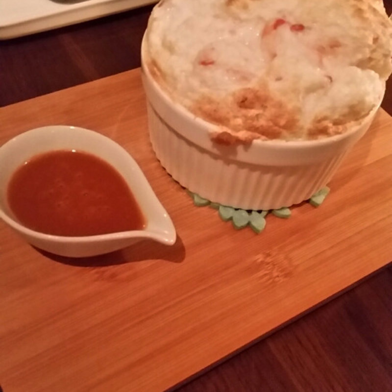 帆立とズワイガニのスフレ(MOZU )