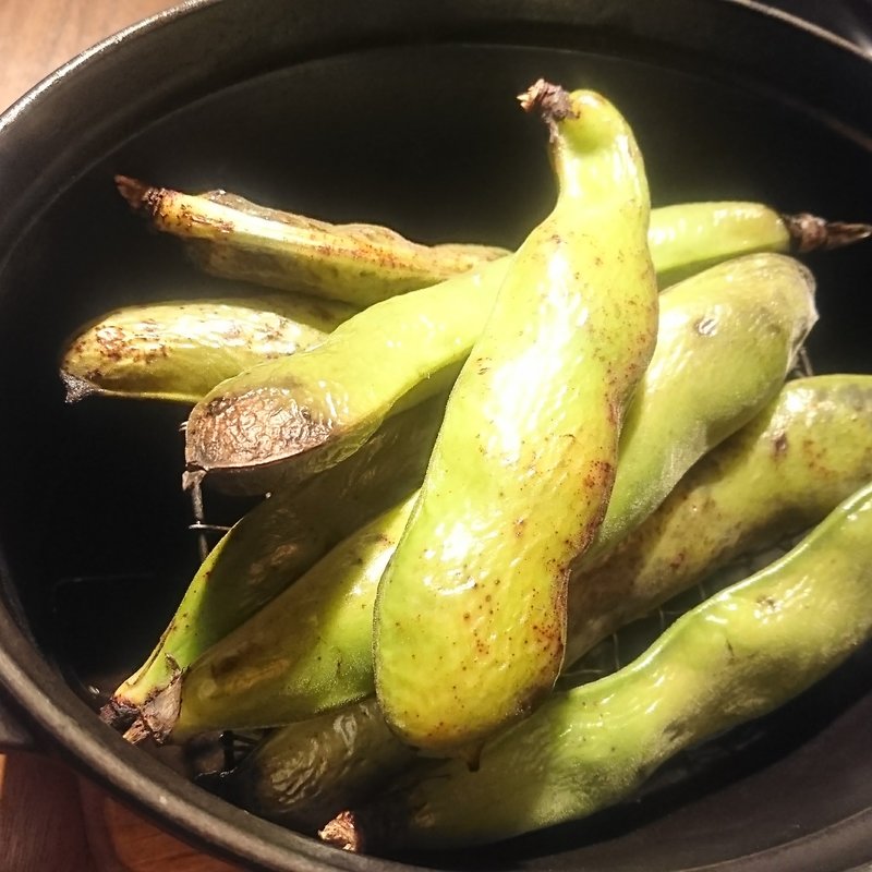 ソラ豆のスチーム(ダイニングバー+2988フクワヤ)