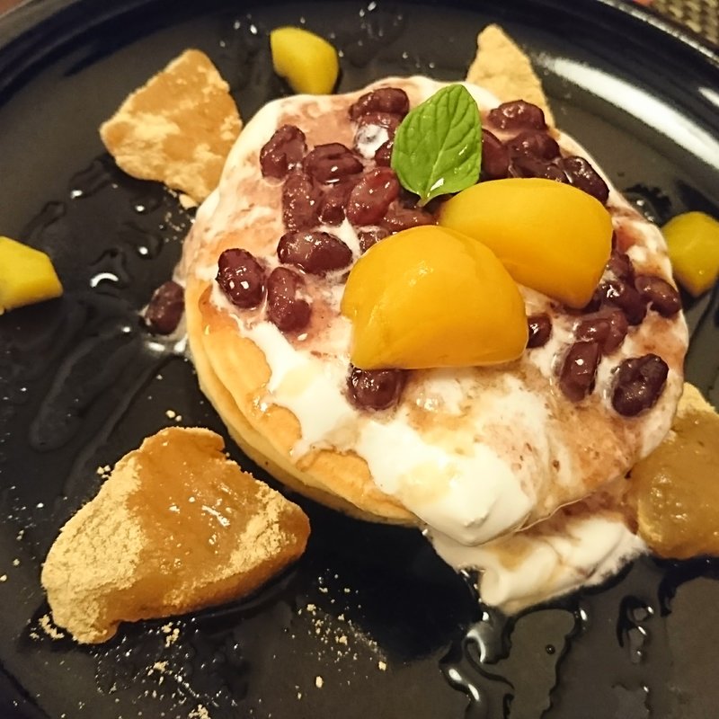 鎌倉パンケーキ(町家カフェ 太郎茶屋鎌倉)