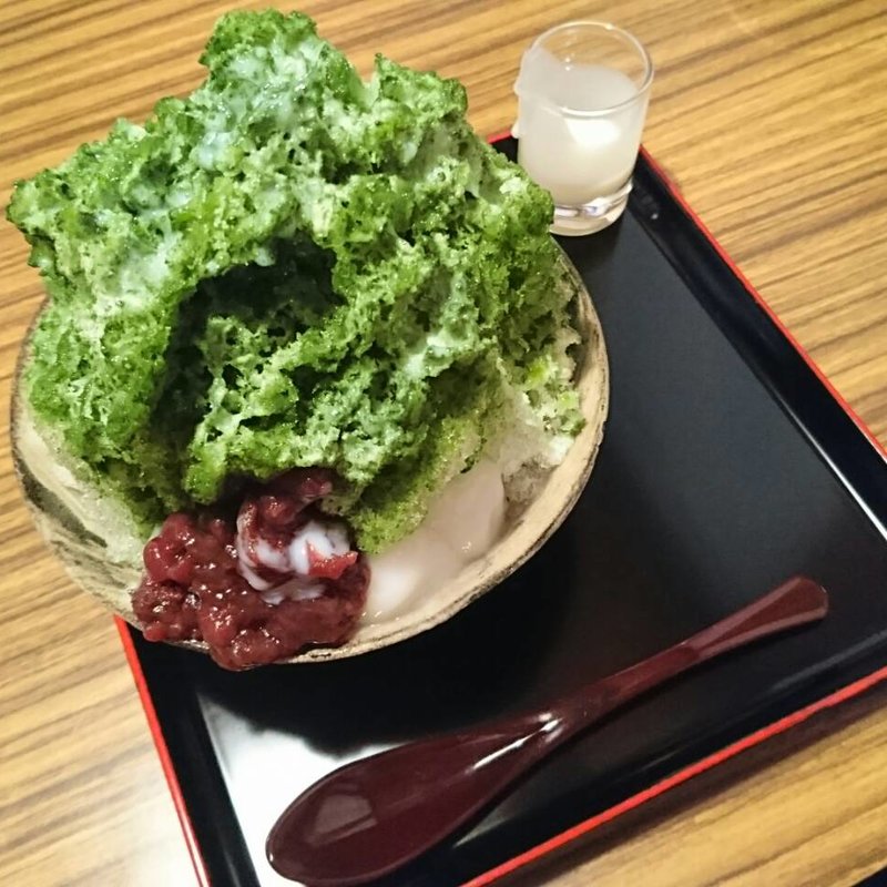 氷　宇治抹茶金時(二軒茶屋 中村楼 （にけんちゃや なかむらろう）)