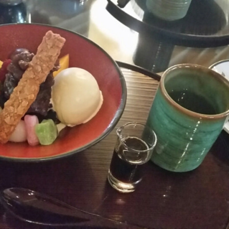 クリームあんみつ(ラウンジ バンブー)