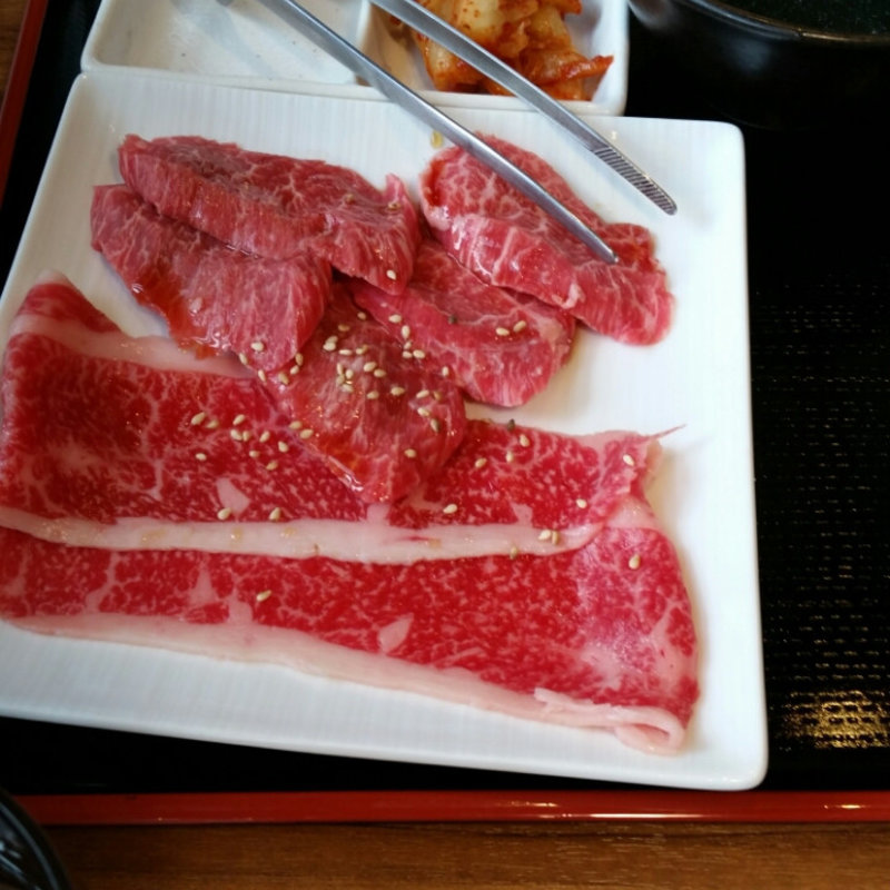 和牛ももセットランチ(ぴゅあ 飯田橋サクラテラス店 )