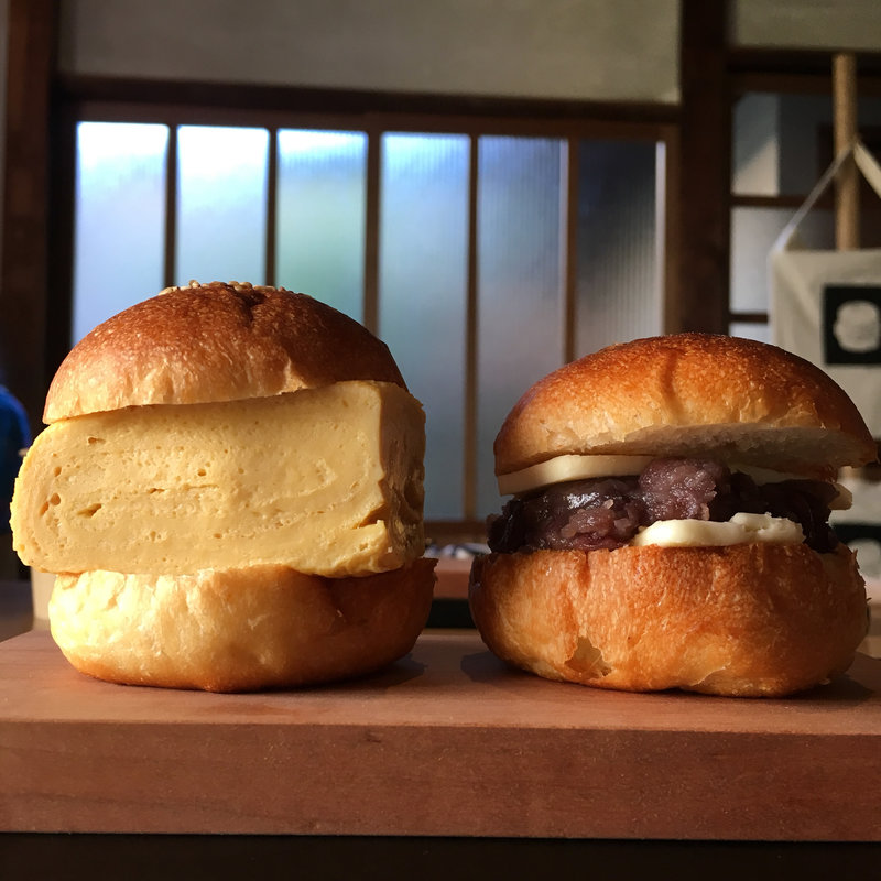 だし巻きサンド・あんバターサンド(ノット カフェ)