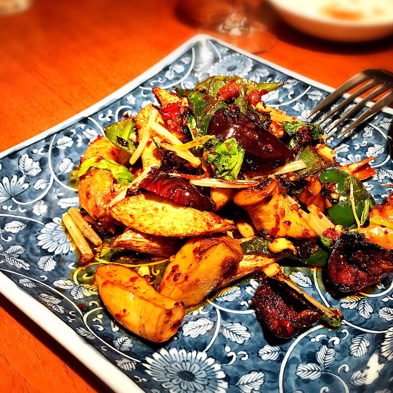 JASMINEのエビチリ 海老のラオマンガー旨辛炒め(JASMINE憶江南 )