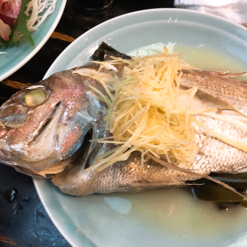 真鯛蒸し(大衆料理　川治 )