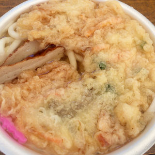 天ぷらうどん(阿久根商店製麺所前自動販売機)