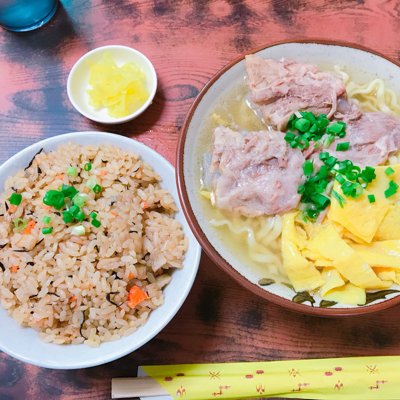 浜屋そばジューシーセット(浜屋そば )