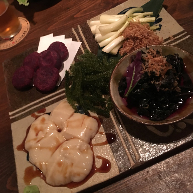 沖縄前菜5点盛り(コース料理)(てぃんさぐぬ花)