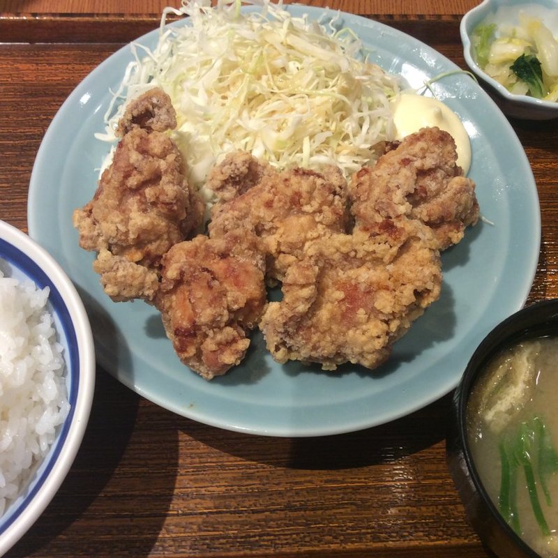 唐揚げ定食(たつみ屋 ヨドバシAKIBA店)
