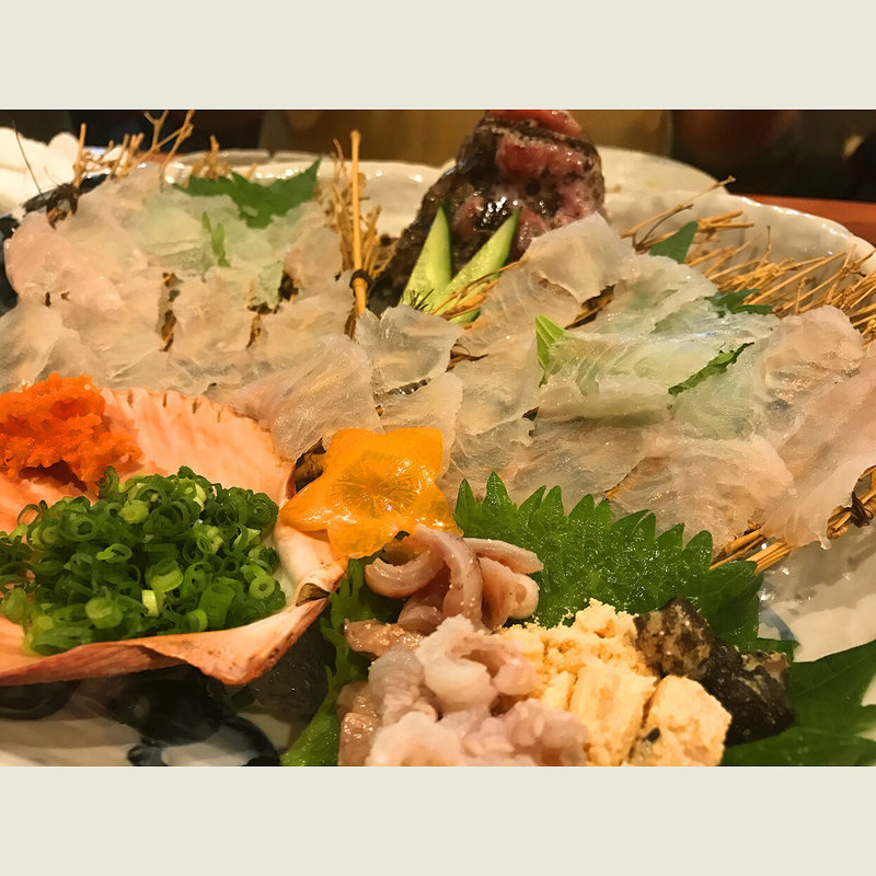 オコゼ活き造り(まつ永水産)