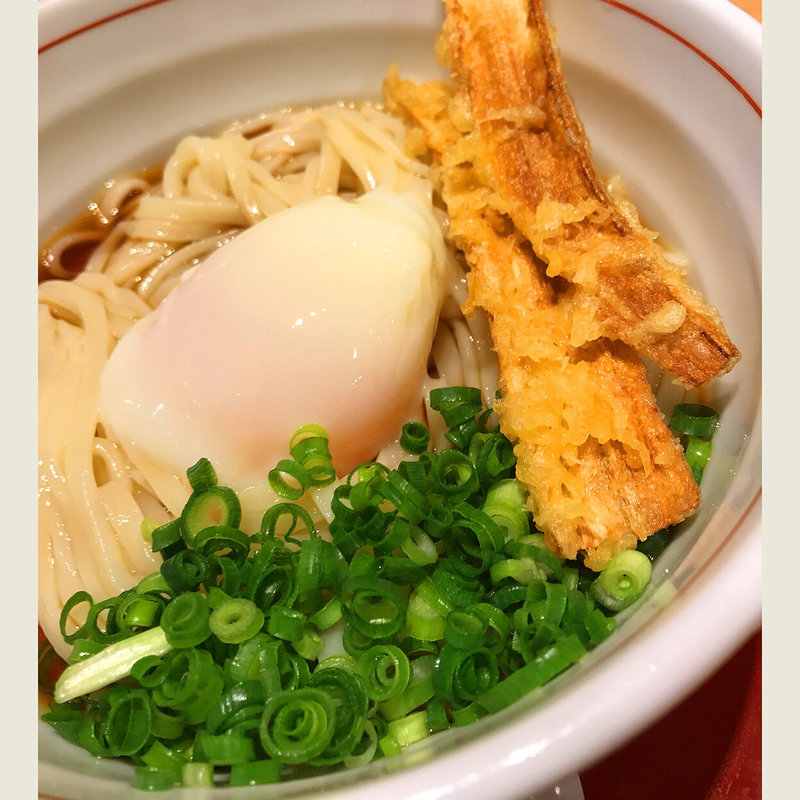 温たまうどん（冷）(能古うどん 長尾本店)