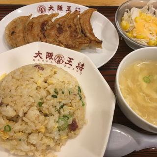 餃子定食(大阪王将 トツカーナモール店)