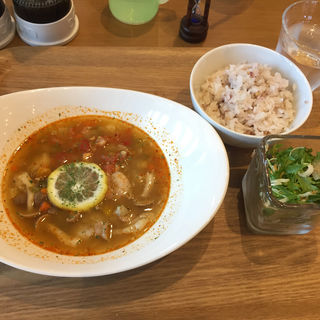 日替わりランチスープ（トムヤムクン）(カフェモルフォ （Cafe MORPHO）)