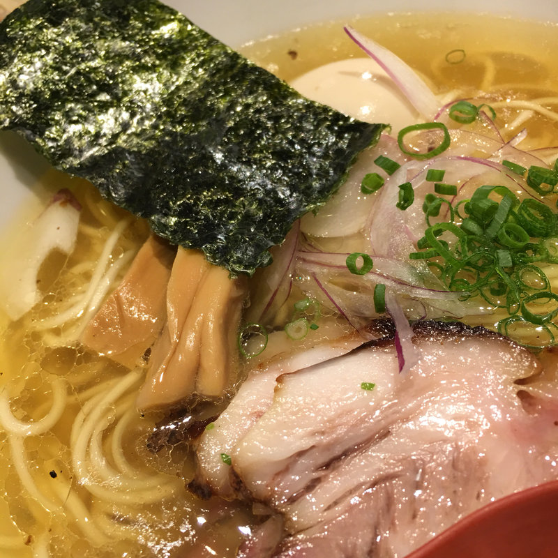 媛っこ地鶏、特製塩らーめん(麺屋 翔 本店)