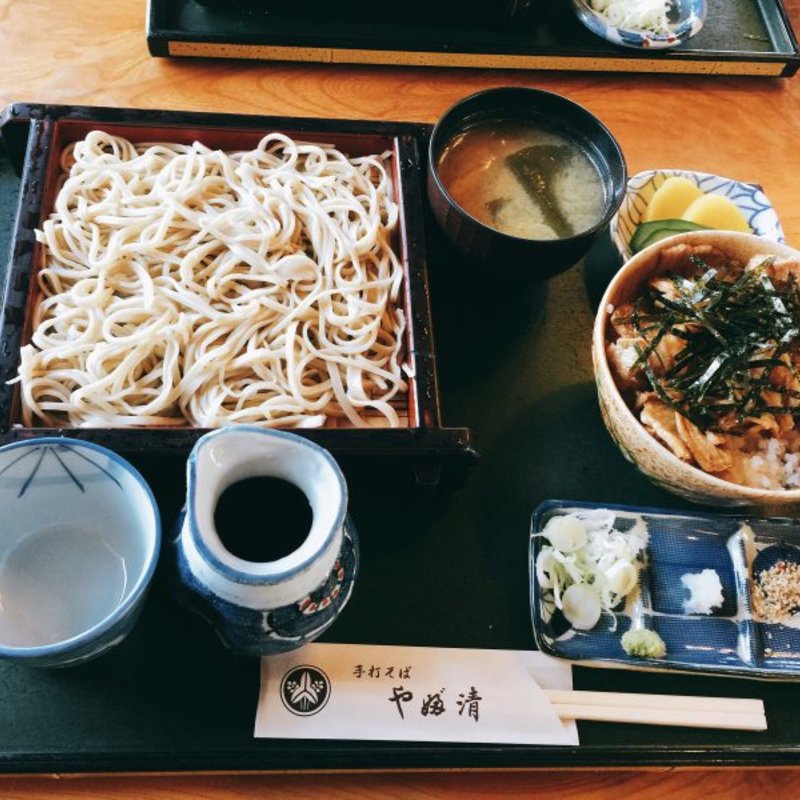 焼肉丼合わせ(やぶ清)