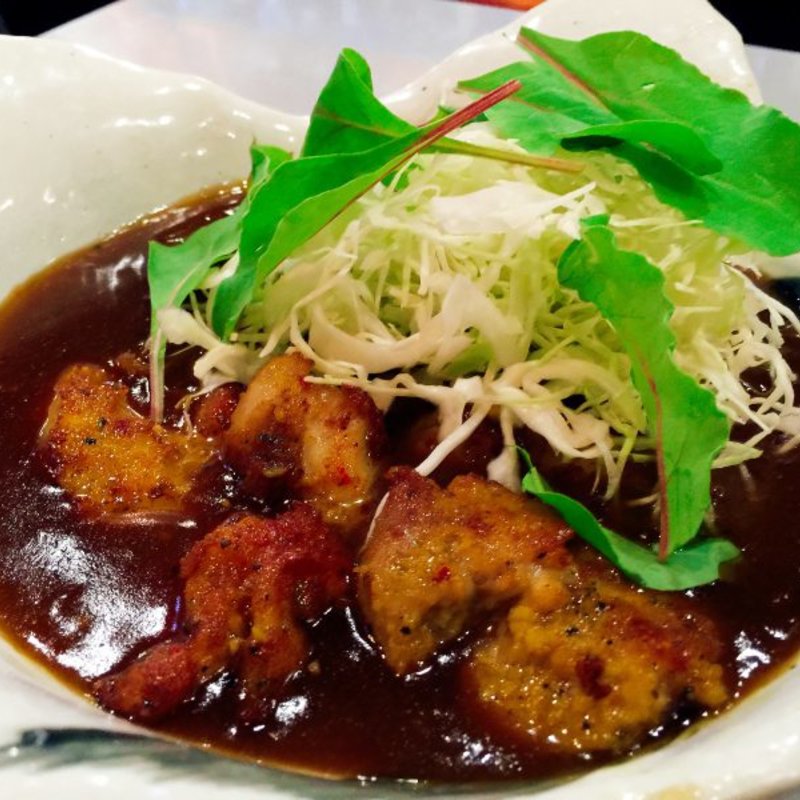 地鶏のカレーカツレツ(旨み処 本丸)