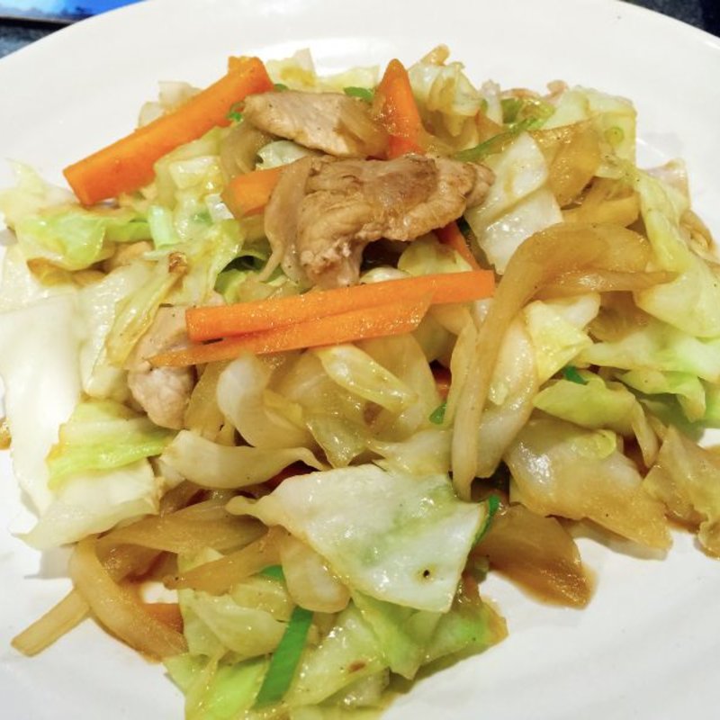 野菜炒め(我家我家)