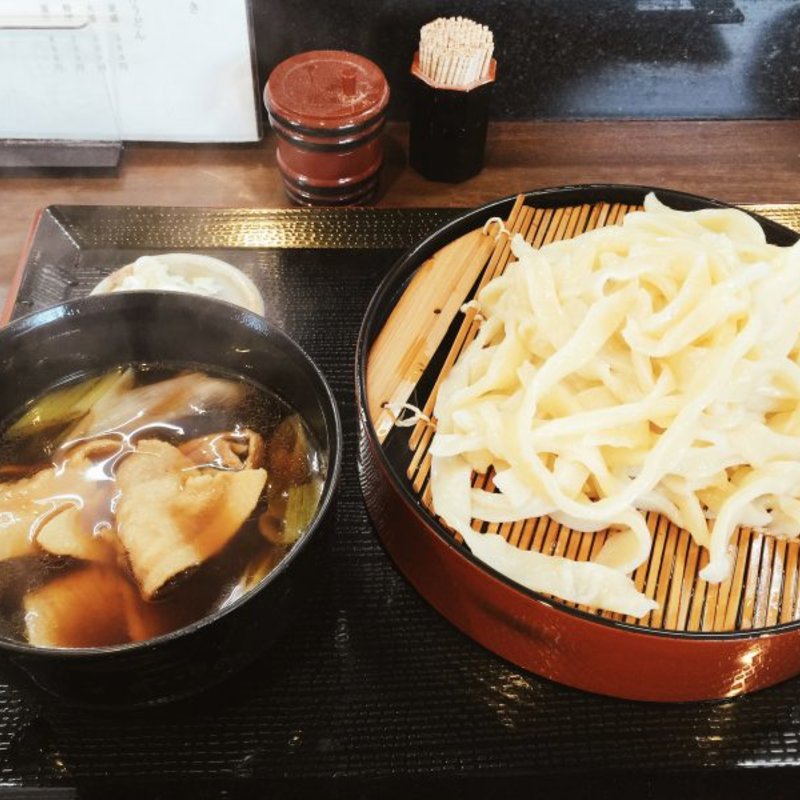 肉ねぎうどん 並盛り(手打ちうどん うちだや)