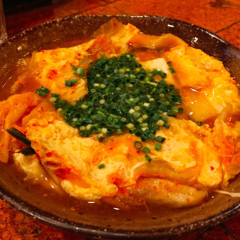 豆腐とキムチ(居酒屋えふ)