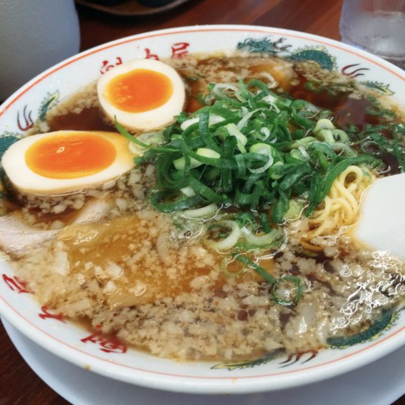 特製醤油味玉ラーメン(京都北白川ラーメン魁力屋 越谷店)