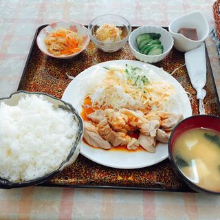チキンステーキ定食(ふらの)