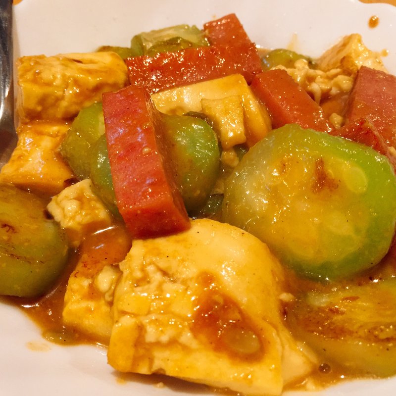 ナーベラー味噌炒め(くくる)