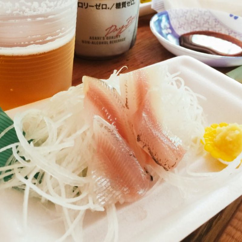 鮎のお刺身(ひのきや )