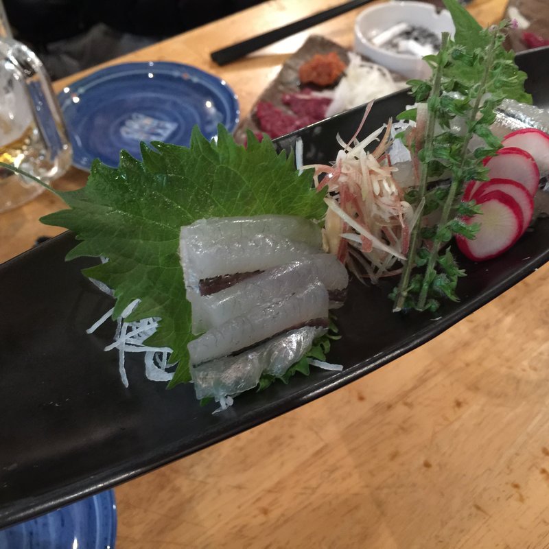 サヨリ刺し(炉端　炭男 )