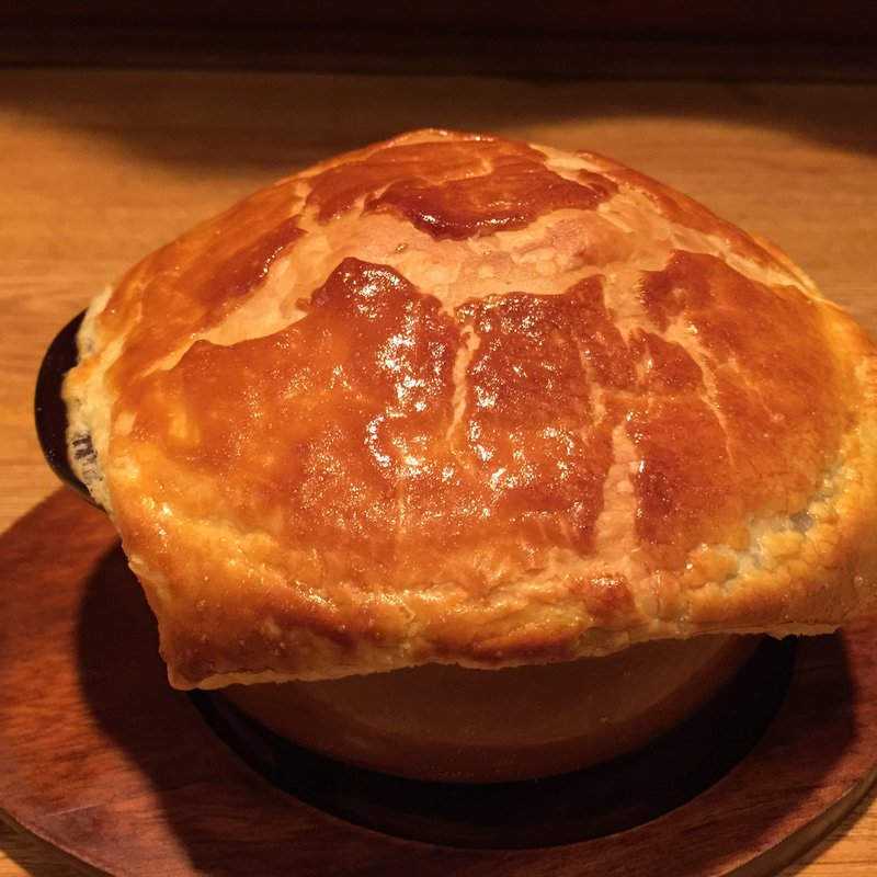 牡蠣とマッシュルームのパイ包み焼き(トリップ)