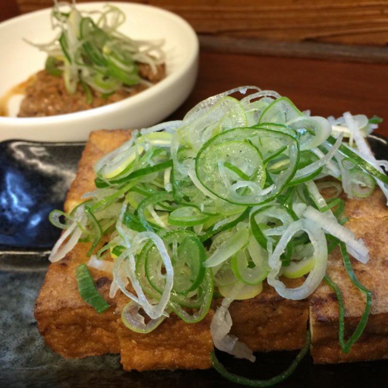 厚揚げ納豆(煮込み屋 じもん )