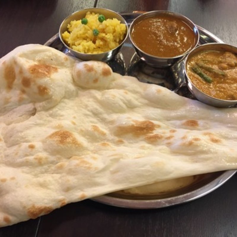 ハヌマーンランチ（マトンカレー・ベジタルカレー）(ハヌマーン 上杉店 )