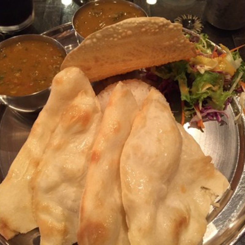 Bランチ（ベジタブルカレー・ダル（豆）カレー）(マナズ・ラソイ 栄町店 )