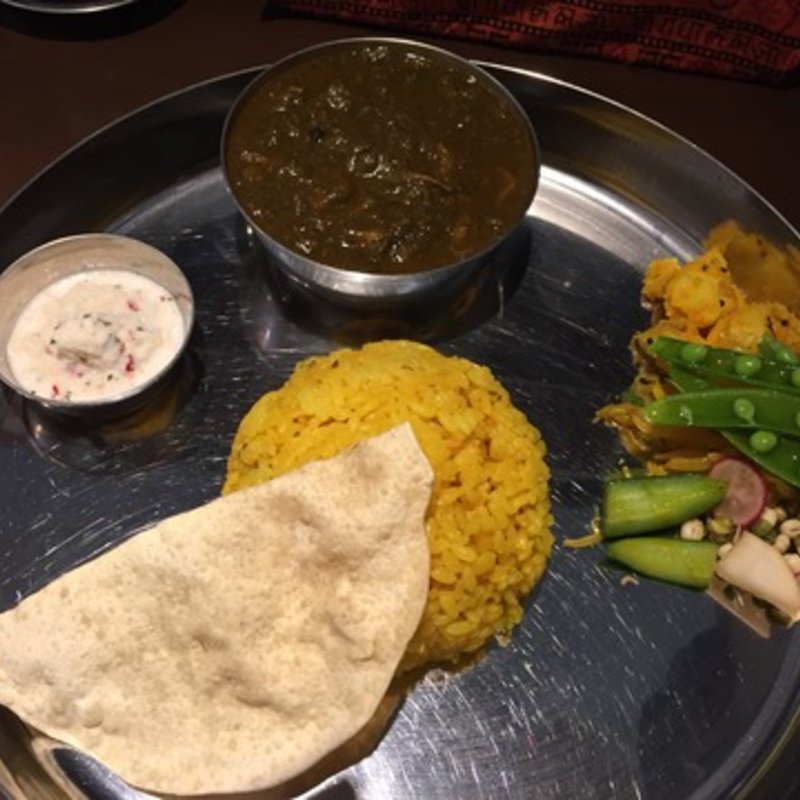 木の子とゴボウの黒胡麻マサラ(南國堂 )