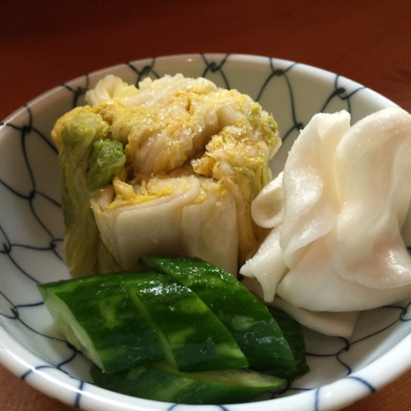 お漬物(割烹山崎)