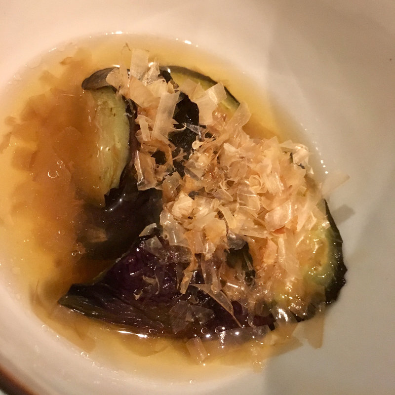 茄子の揚げ浸し(塩梅)