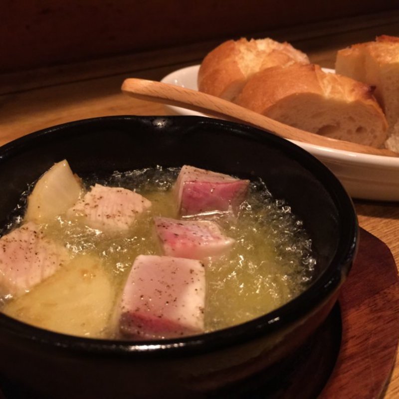 ぶりと大根のアヒージョ(トリップ)