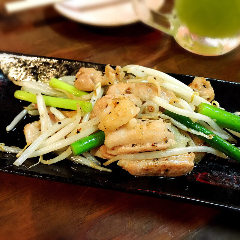 牛ホルモン塩焼き(お好み焼き うめ月 )